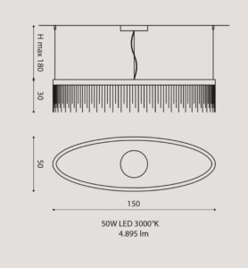 Ø120 cm ovál